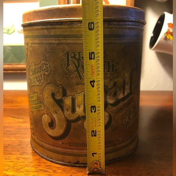 1979 Pentron “Brite White Brand Sugar” Tin - Picture 7 of 9